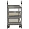 Vestil Stock Picker Truck - Aluminum, Aluminum, 1000 lb Load Capacity, 3 Shelves, 27.875" W SPA3-2848 - alternate 5